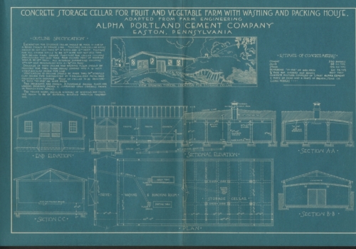 Alpha Portland Cement Company Blueprints and Concrete Plans