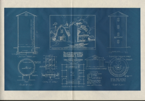 Silo with Reinforced Concrete Walls_ Foundation _amp_ Roof
