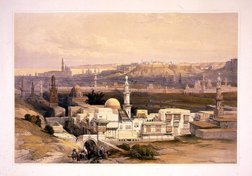 Cairo from the gate of Citizenib, looking toward the desert of Suez