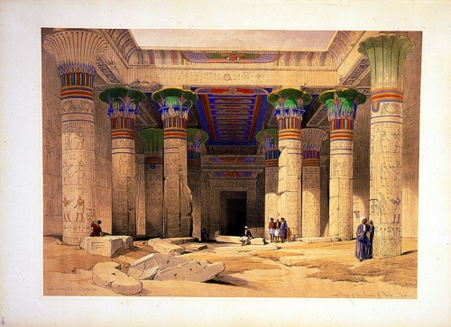 Grand portico of the Temple of Philae--Nubia