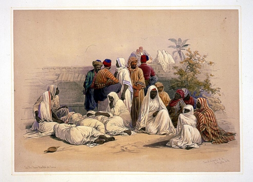 In the slave market of Cairo