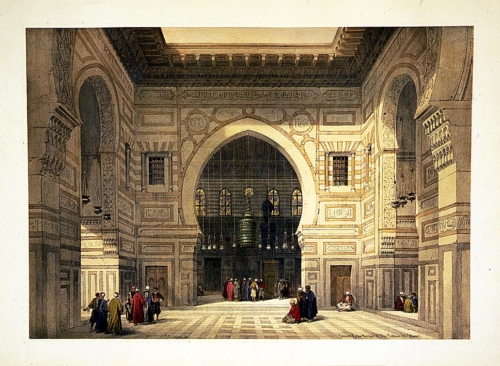 Interior of the mosque of the Sultan El Ghoree