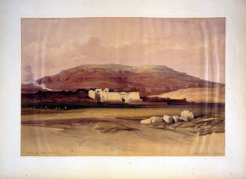 Medinet Abou_ Thebes Dec_ 8th 1838