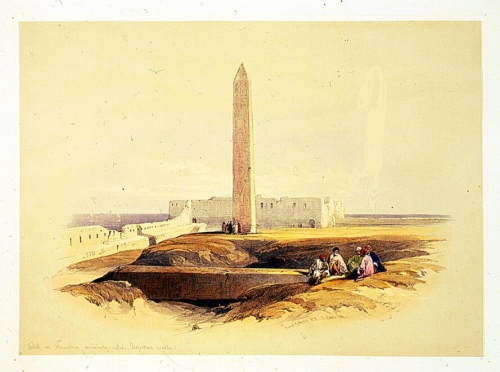 Obelisk at Alexandria commonly called Cleopatra_s needle