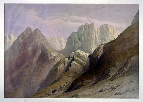 Ascent of the lower range of Sinai February 18th 1839