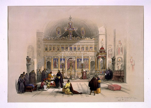 Chapel of the Convent of St_ Saba April 5th 1839