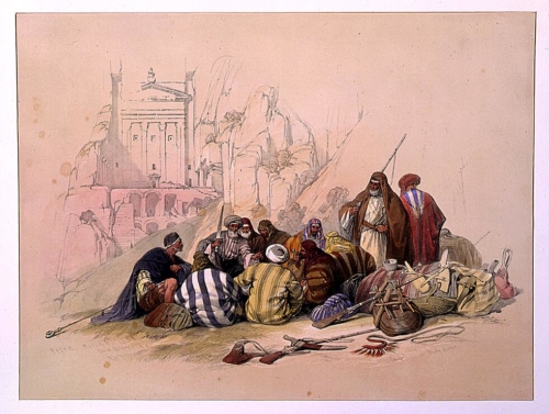 Conference of Arabs at Wady Moosa_ Petra March 6th 1839