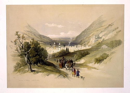 Entrance to Nablous April 17th 1839