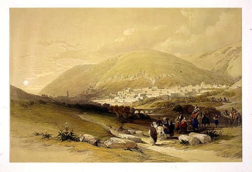 Nablous ancient Shechem April 17th 1839