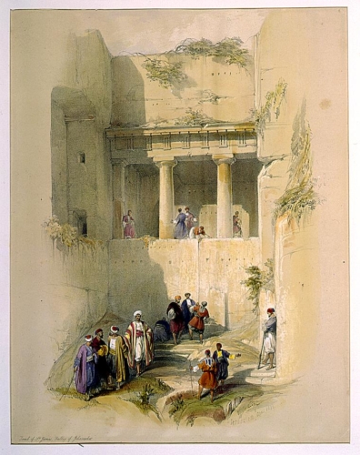 Tomb of St_ James_ Valley of JehosaphatJerusalem April 1839