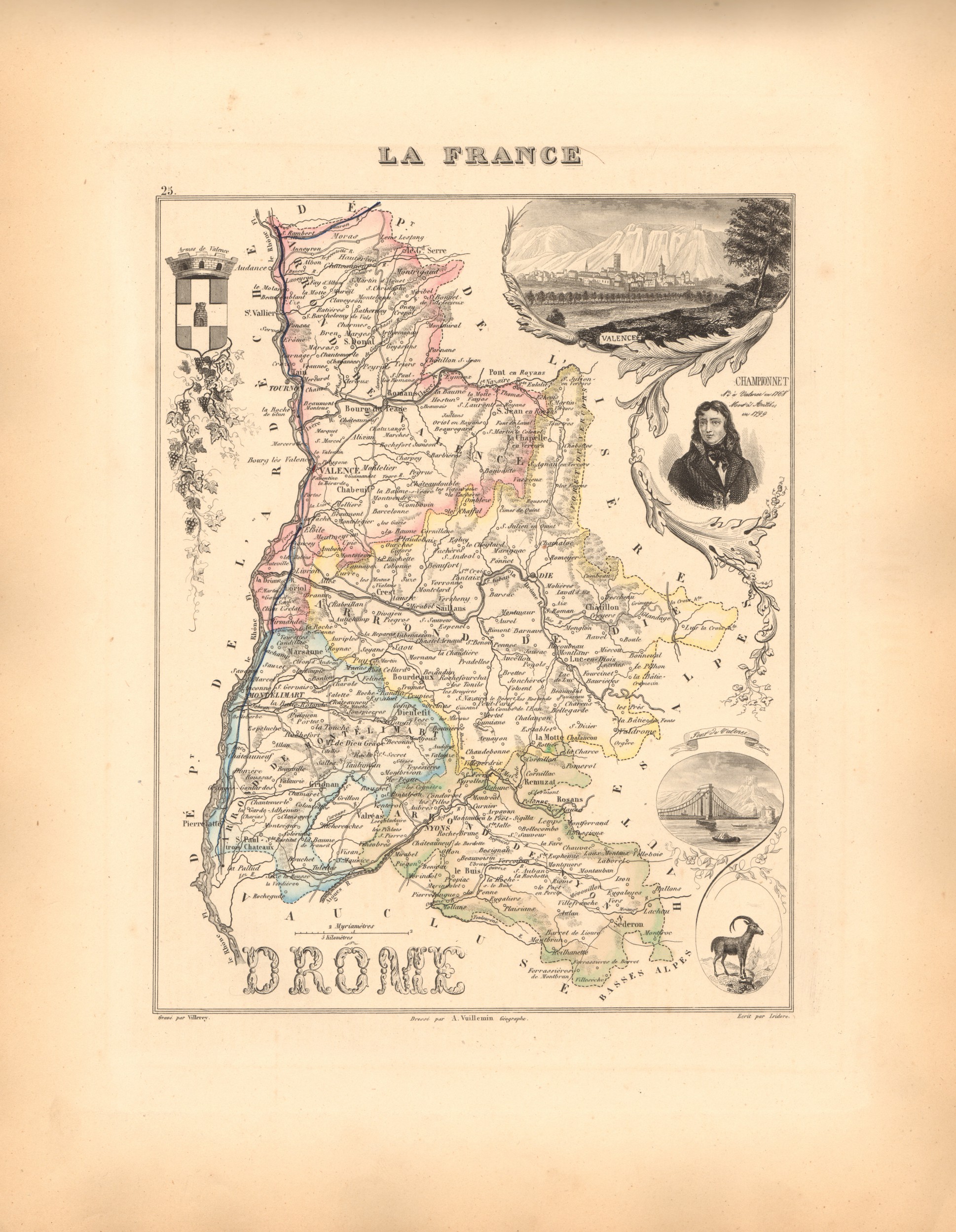 Drome - French Department Map