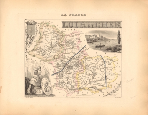 Loir et Cher - French Department Map