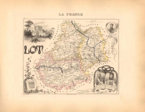 Lot - French Department Map