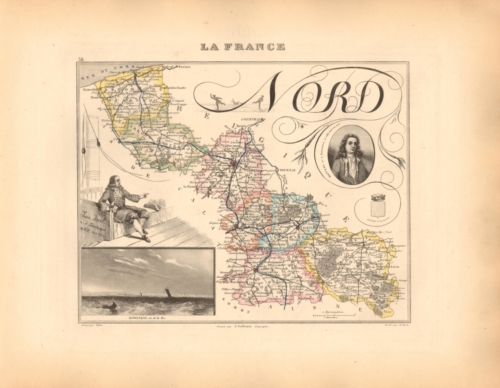 Nord - French Department Map