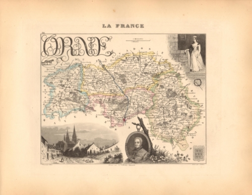 Orne - French Department Map