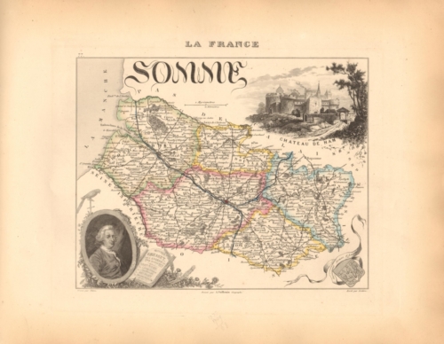 Somme - French Department Map