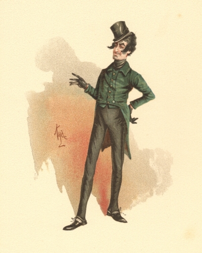Alfred Jingle from The Pickwick Papers