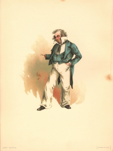 Captain Cuttle from Dombey and Son