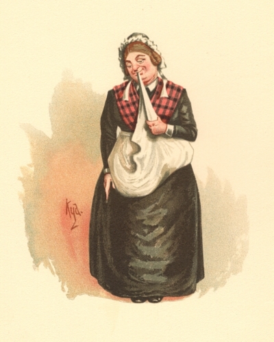 Mrs Bardell from The Pickwick Papers