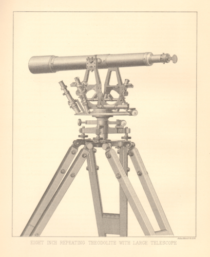 Eight Inch Repeating Theodolite with Large Telescope