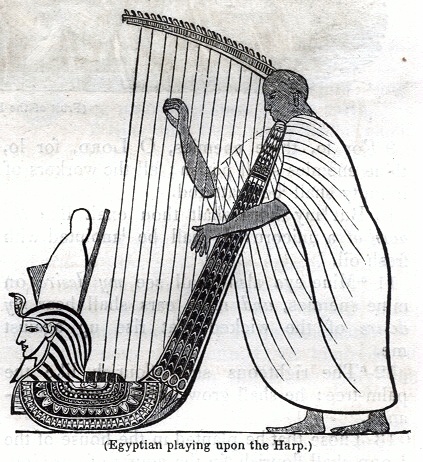 Egyptian playing upon the Harp