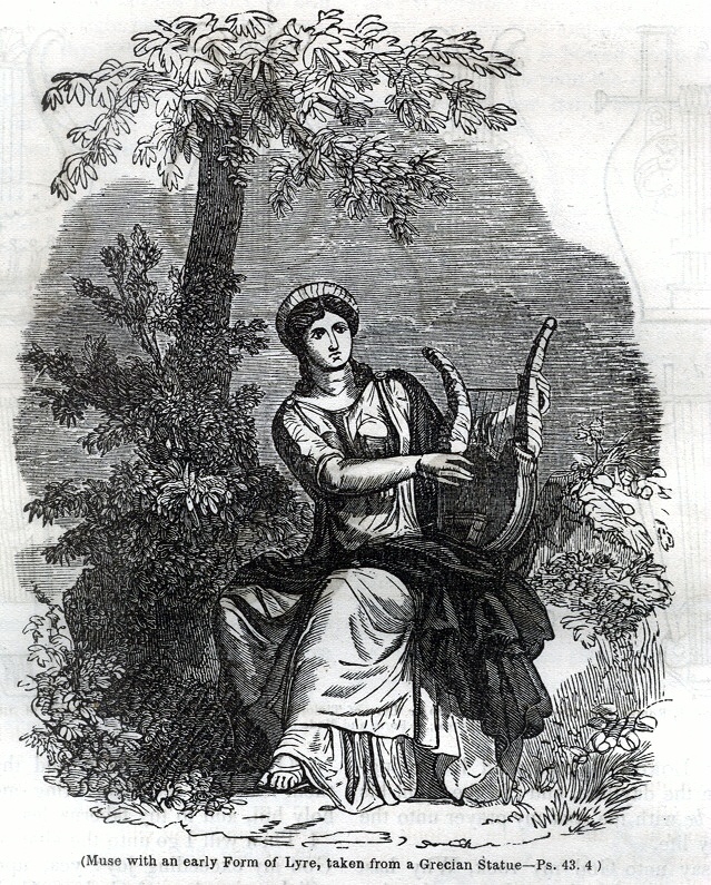 Muse with an early Form of Lyre