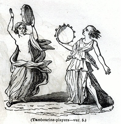 Tambourine-players