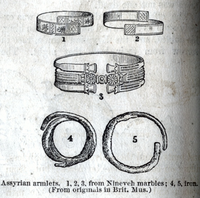 Assyrian armlets