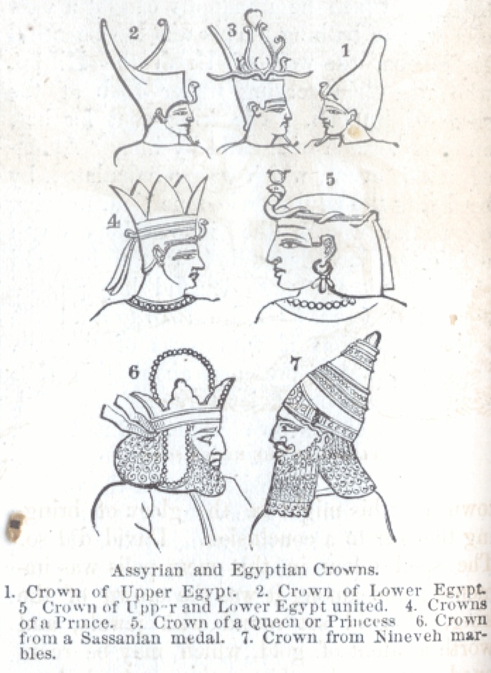 Assyrian and Egyptian Crowns