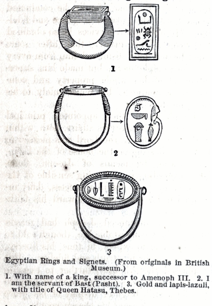 Egyptian Rings and Signets
