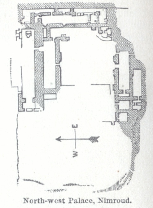 Plan of North-west Palace, Nimroud