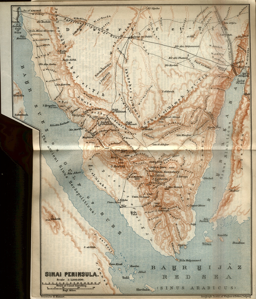 Sinai Peninsula Map