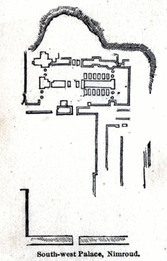 Plan of the South-west Palace, Nimroud