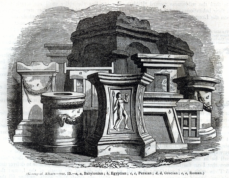 Group of Altars - Babylonian, Egyptian, Persian, Grecian, Roman