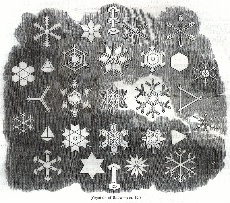 Crystals of Snow, Snow Flakes