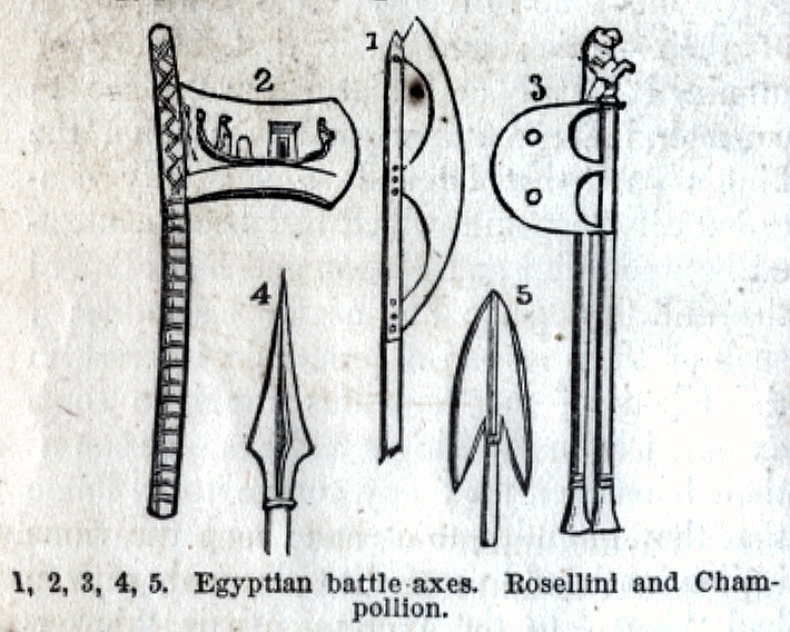 Egyptian battle-axes