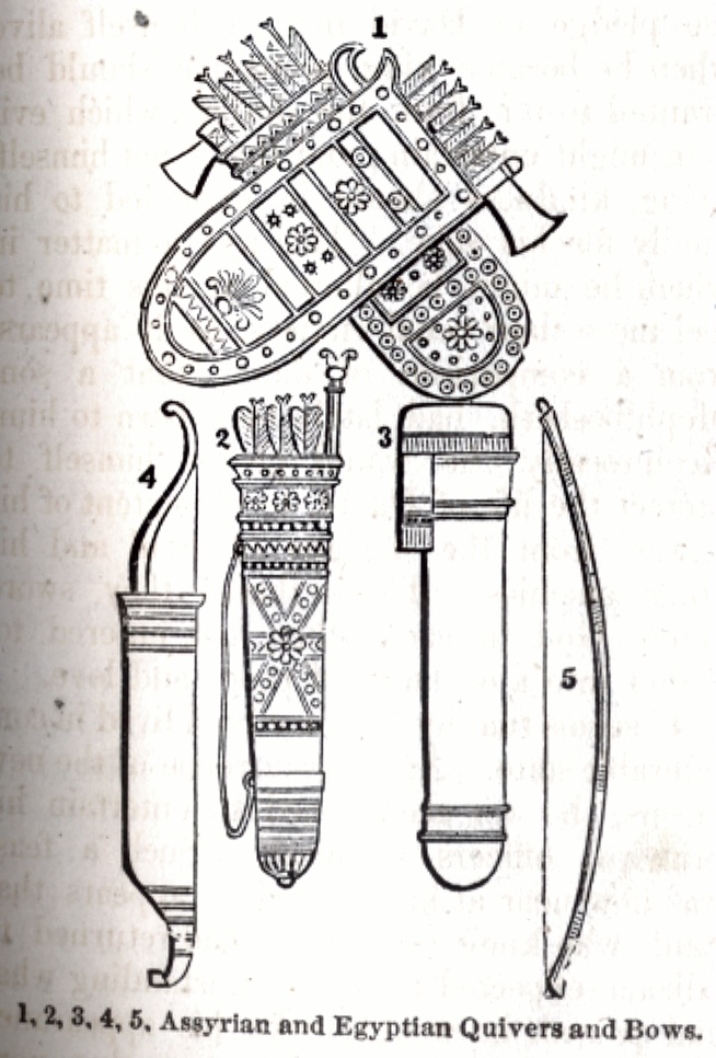 Egyptian and Assyrian Quivers and Bows